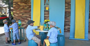 little gentleman's tea party