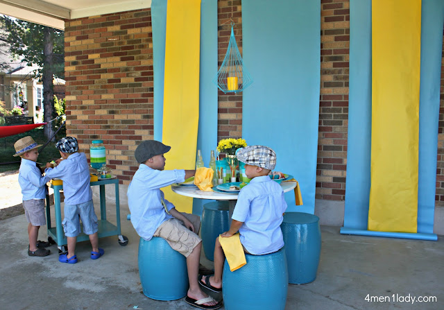 little gentleman's tea party