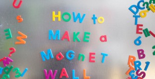 How to make a magnet wall
