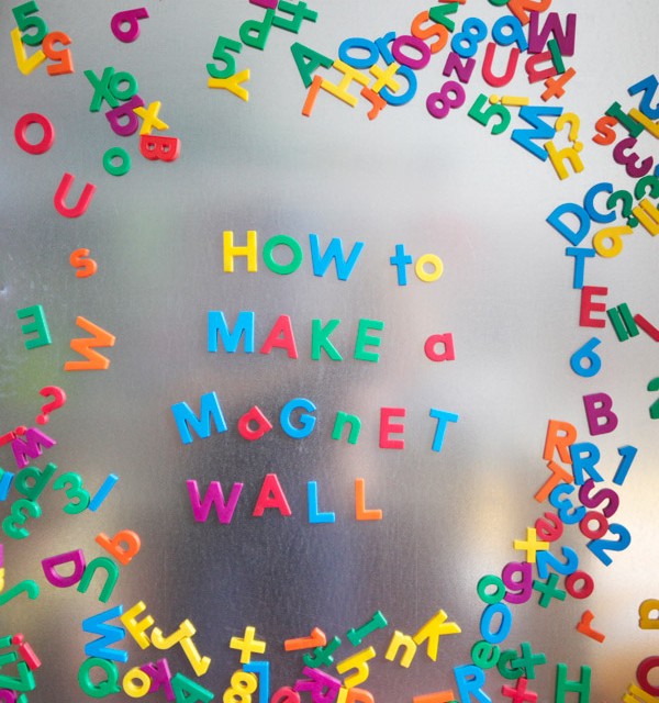 How to make a magnet wall