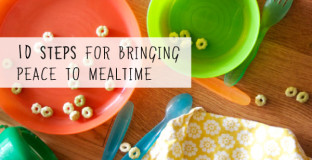 10 steps to easier and more peaceful family meals