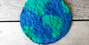 DIY: make a plantable paper earth and watch your garden grow -  We're doing this for Earth Day!