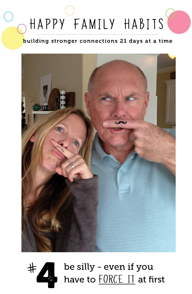 tips on how to inject a little fun into family time - part of a series on how to build happier families 21 days at a time