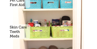 All sorts of good ideas for baskets used to organize here.