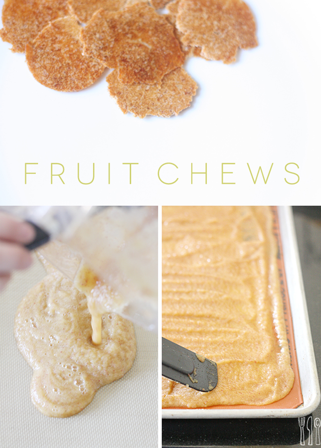 Homemade fruit chews only take 2 ingredients - healthy and the kids love 'em!