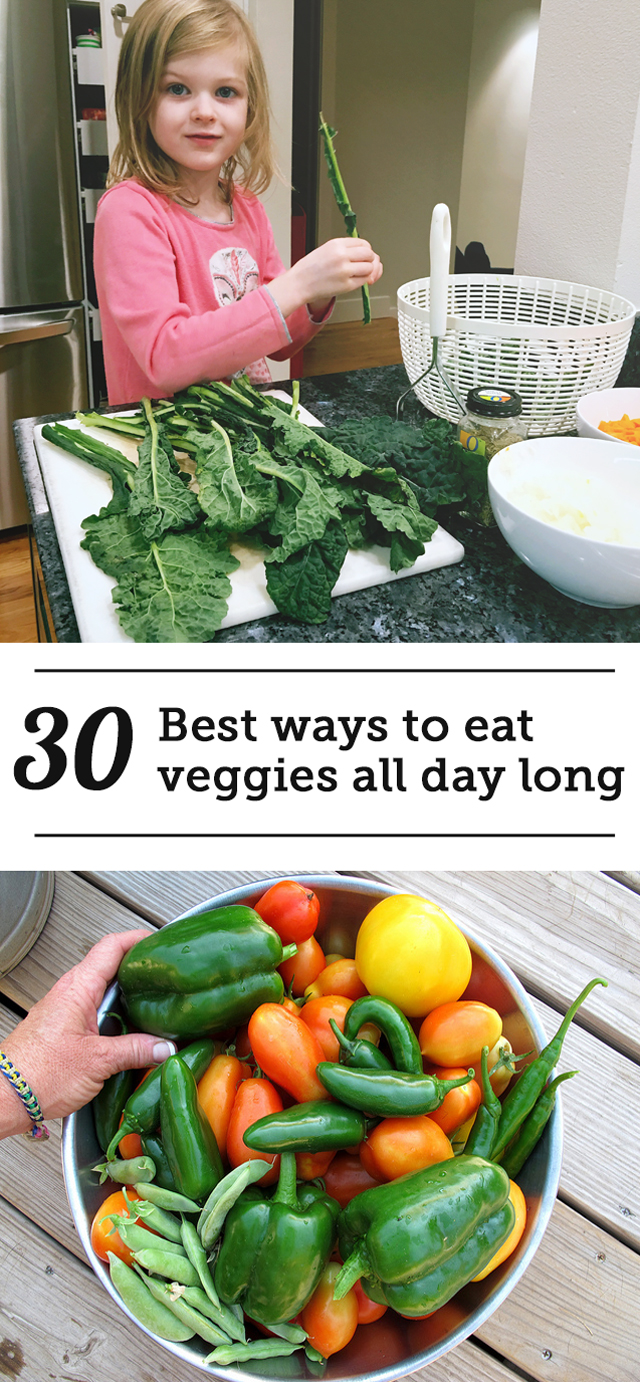 How to eat more vegetables - so many great hacks and vegetarian recipes to eat vegetables all day long and get more energy!